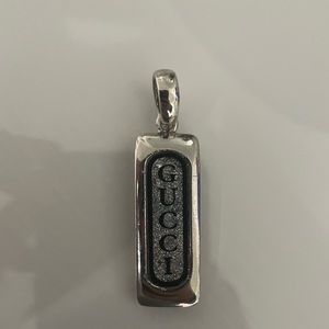 Gucci silver pendant (no chain)